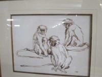 3 apes by Eloff, Zakkie