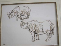 Rhinos by Eloff, Zakkie