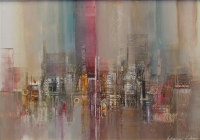 Abstract Cityscape Ii by Fisher, Julian